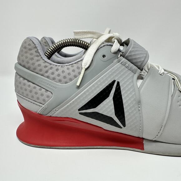 Reebok Legacy Lifter Weightlifting Shoes White Grey Red Men\'s US 10 EU 43 CN1000 main image 11